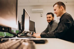 aluno de curso de tecnologia